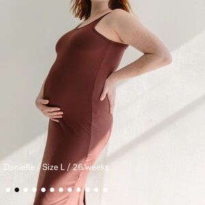 Everlasting Midi Dress in Cocoa | Storq